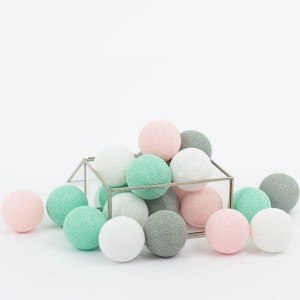 Girlanda świetlna Cotton Balls Mariposa – Wybierz liczbę kul