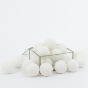 Girlanda świetlna Cotton Balls White – Wybierz liczbę kul