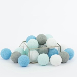 Girlanda świetlna Cotton Balls Cute – Wybierz liczbę kul