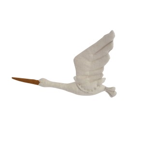 Dekoracja do pokoju dziecka Bocian naturalny z lnu – Love Me Decoration