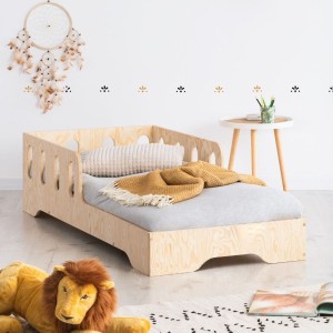 DREWNIANE ŁÓŻKO DLA DZIECKA KIKI MODEL 6