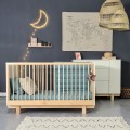 wood luck design lozeczko basic biale