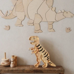 LAMPKA  DINO T. REX MESOZOIC WOOD - LITTLE LIGHTS