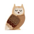 LAMPKA SOWA OMBRE BROWN