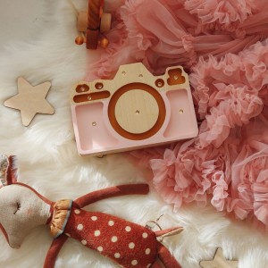 LAMPKA APARAT POWDER PINK MUSTARD - LITTLE LIGHTS