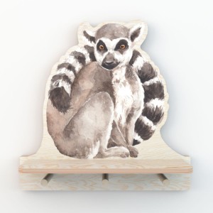 PÓŁKA ZE SKLEJKI LEMUR - DEKORNIK