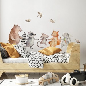 NAKLEJKI NA ŚCIANĘ WESOŁA GROMADKA - YOKO DESIGN