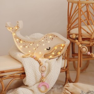 LAMPKA WIELORYB ALBINO WHITE - LITTLE LIGHTS