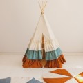 namiot tipi z falbanami