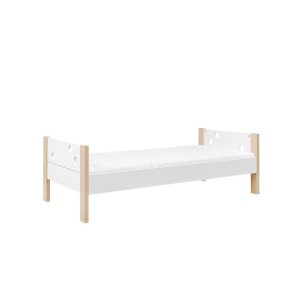 INMONDO - ŁÓŻKO POJEDYNCZE 90 CM FUNFLEX BIAŁE