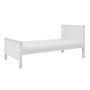 ŁÓŻKO POJEDYNCZE 90 CM BIAŁE COLLET - INMONDO