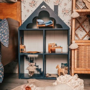 DOMEK DLA LALEK NAVY BLUE
