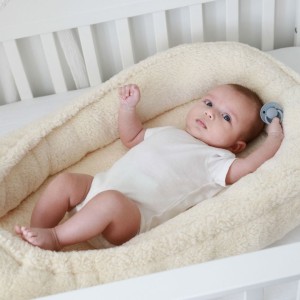 BABYLY - KOKON NIEMOWLĘCY ALL TEDDY  BARANEK KREMOWY