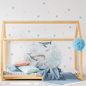 NAKLEJKA ZAŁÓŻKOWNIK WIELORYBY - YOKO DESIGN