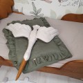 lniany bocian love me decoration