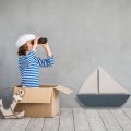 panel tapicerowany do pokoju dziecka żaglówka