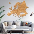 drewniana mapa europy