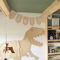 girlanda dekoracyjna dinozaury