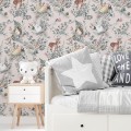 tapeta woodland pink pastelowelove