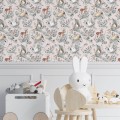 tapeta woodland pink pastelowelove