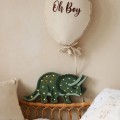 drewniana lampka little lights dinozaur triceratops