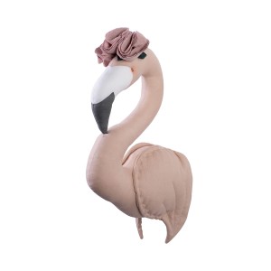 LOVE ME DECORATION - POUDER LINEN FLAMINGO