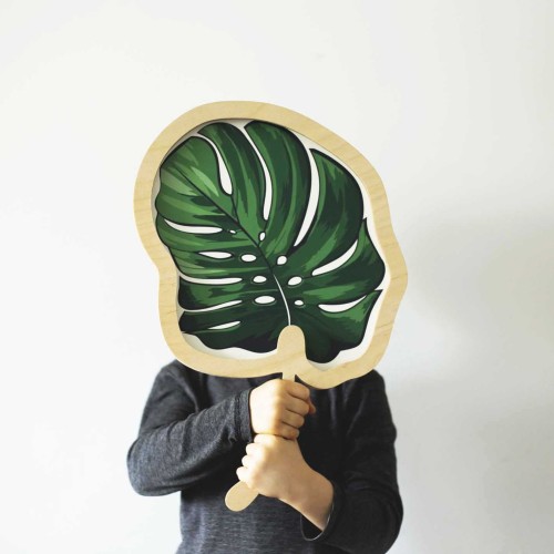 kids night lamp monstera
