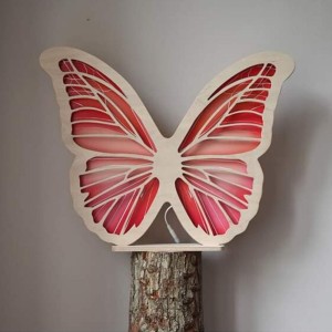 UNKY - KIDS NIGHT LAMP BUTTERFLY CORAL