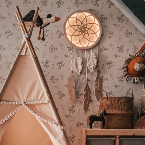 kids night lamp dream catcher