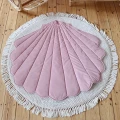 play mat velvet shell baby pink