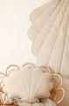 velvet shell pillow cream