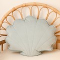 big decorative cushion shell powder mint