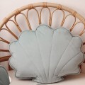 big decorative cushion shell powder mint