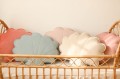 big decorative cushion shell powder mint