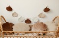 velvet shell pillow cream pearl