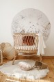 shell velvet pillow beige