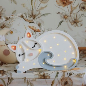LITTLE LIGHTS - KITTEN LAMP WHITE