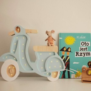 LITTLE LIGHTS - SCOOTER LAMP LIGHT BLUE
