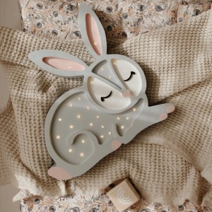 LITTLE LIGHTS - BUNNY LAMP GRAY