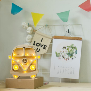 LITTLE LIGHTS - VAN LAMP WOOD