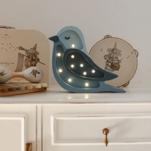LITTLE LIGHTS - BIRD MINI LAMP DENIM