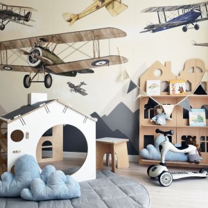 MALUMI - WALLPAPER RETRO PLANES