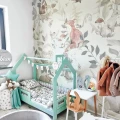 wallpaper with forest animals