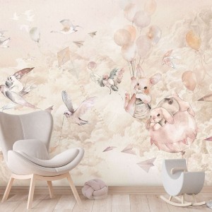 MALUMI - WALLPAPER CLOUDS GIRL