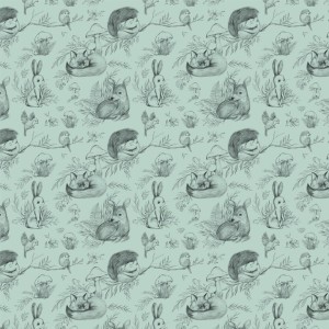 MALUMI - WALLPAPER DEER&FRIENDS MINT