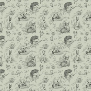 MALUMI - WALLPAPER DEER&FRIENDS GREEN