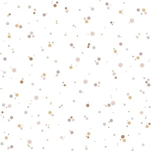 DEKORNIK - WALLPAPER SIMPLE DOTS MINIMINI CINNAMON POWDER PINK