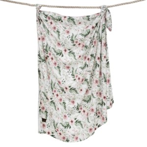SLEEPEE - BAMBOO FLOWER - 3 IN 1:  WRAP, SWADDLE AND BLANKET