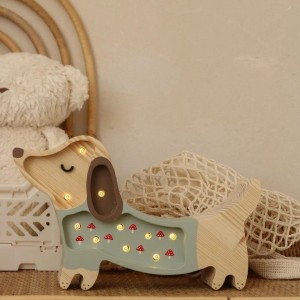 LAMPKA PIESEK MINI MASHROOMS ON GREEN - LITTLE LIGHTS
