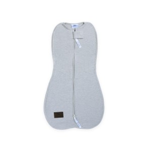 SLEEPEE - BABY SWADDLE WRAP FIRST STEP MELANGE LIGHT GREY
